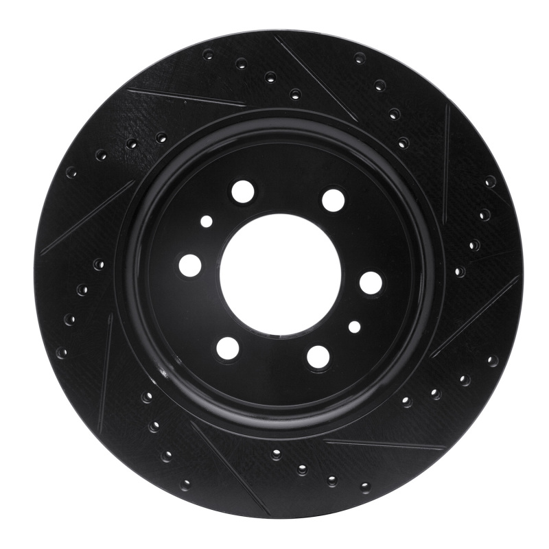 Picture of R1 07-21 Ford Expedition Front Left Drilled & Slotted Black Brake Rotor