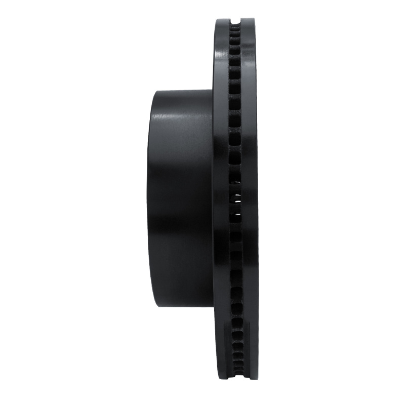 Picture of R1 12-25 Ford F-350 Super Duty 4WD Front Left Drilled & Slotted Black Brake Rotor