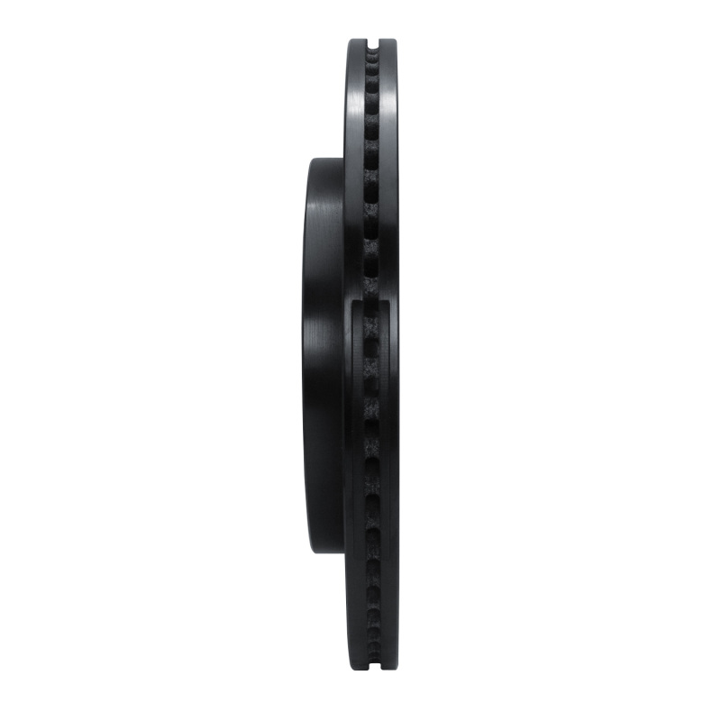 Picture of R1 18-21 Ford F-150 4WD Rear Left Drilled & Slotted Black Brake Rotor