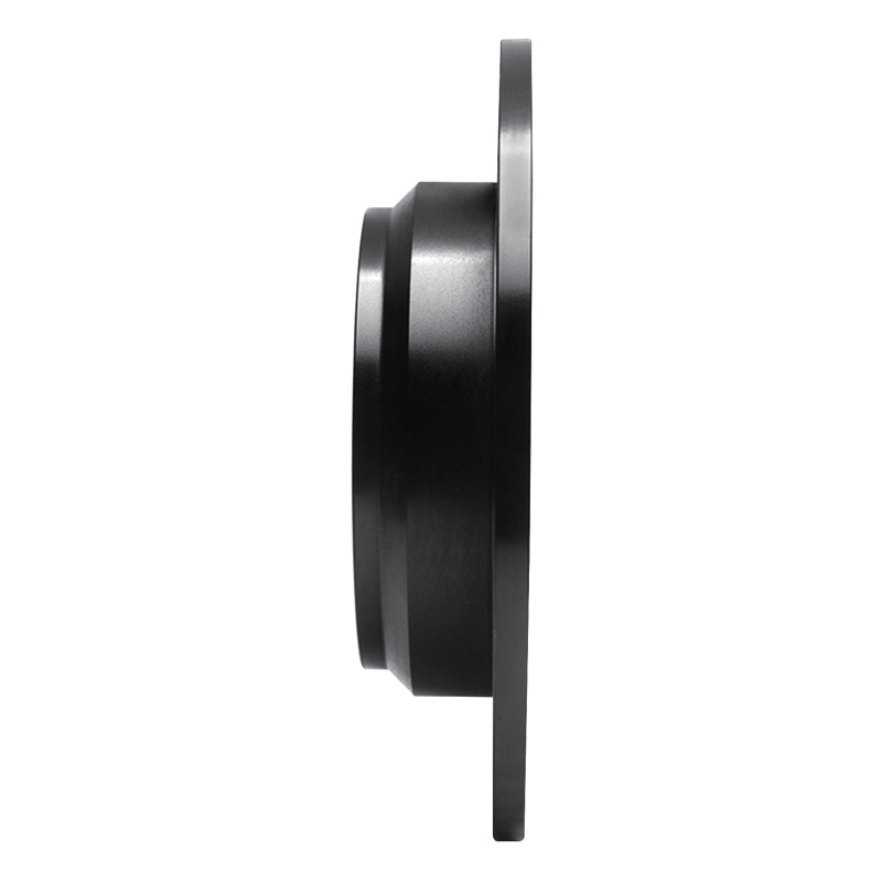 Picture of R1 87-90 Acura Legend Rear Right Drilled & Slotted Black Brake Rotor