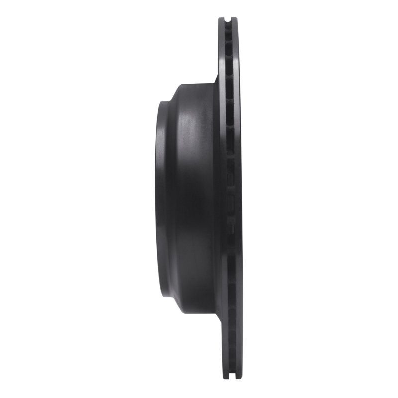 Picture of R1 05-12 Acura RL Rear Right Drilled & Slotted Black Brake Rotor