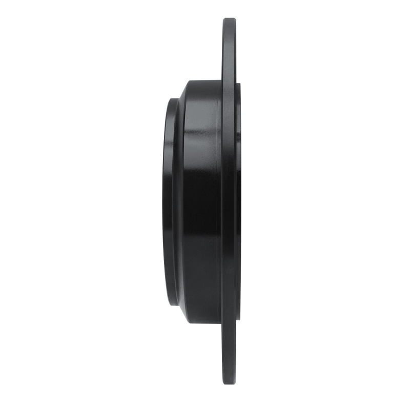 Picture of R1 16-25 Honda Ridgeline Rear Right Drilled & Slotted Black Brake Rotor