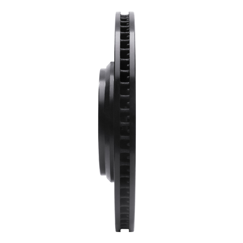 Picture of R1 16-22 Acura ILX Front Left Drilled & Slotted Black Brake Rotor