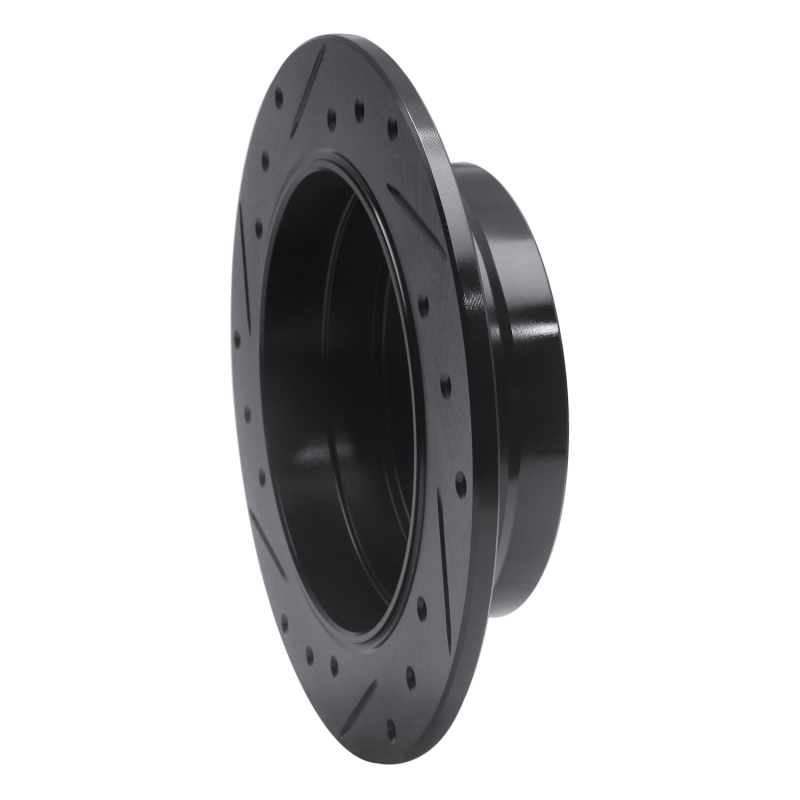 Picture of R1 83-95 Mercedes-Benz 300D Rear Right Drilled & Slotted Black Brake Rotor