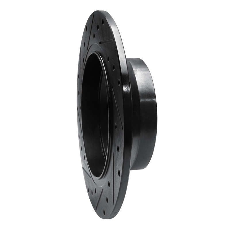 Picture of R1 03-16 Mercedes-Benz E280 (Canada) Rear Right Drilled & Slotted Black Brake Rotor