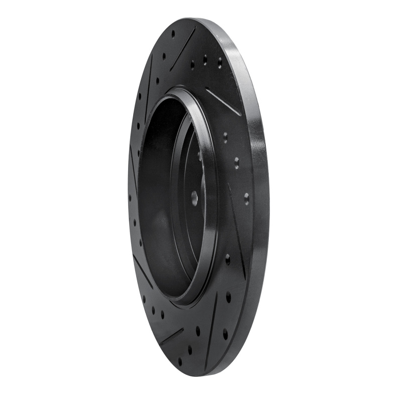 Picture of R1 00-05 Mercedes-Benz ML500 (USA/Canada) Rear Right Drilled & Slotted Black Brake Rotor