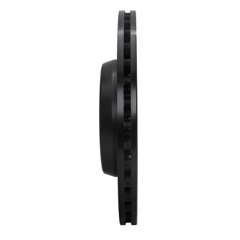 Picture of R1 16-23 Mercedes-Benz GLC350e Rear Right Drilled & Slotted Black Brake Rotor