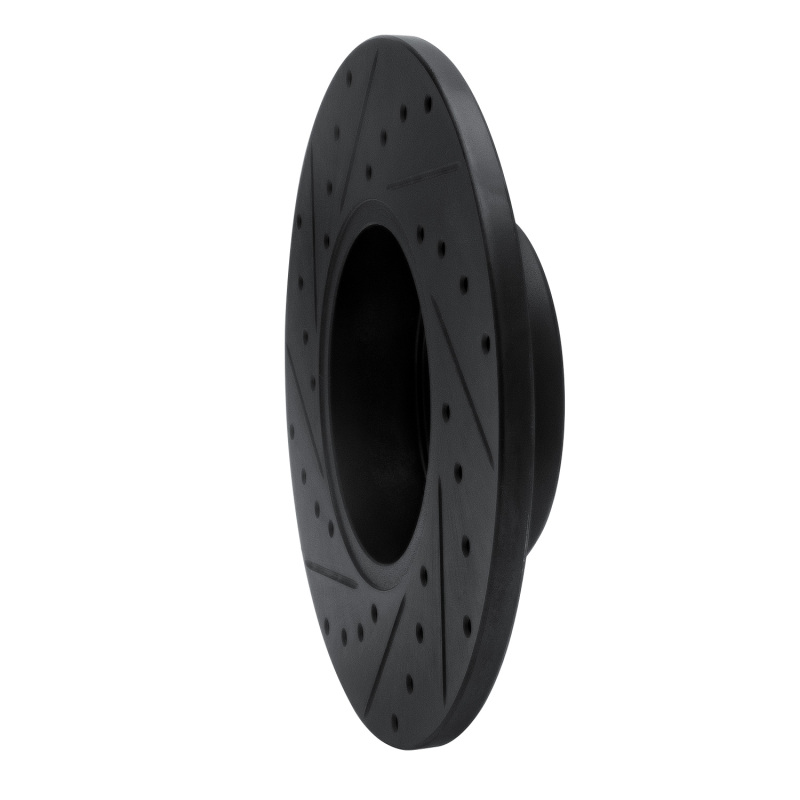 Picture of R1 67-70 American Motors Javelin Front Right Drilled & Slotted Black Brake Rotor