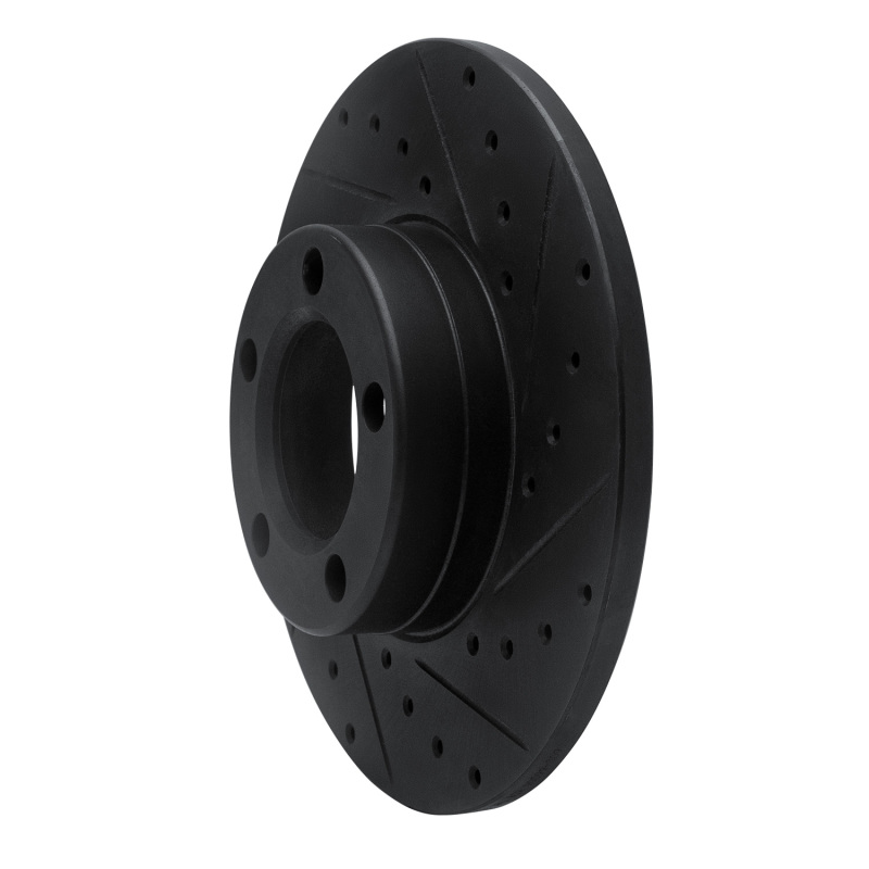 Picture of R1 67-70 American Motors Javelin Front Right Drilled & Slotted Black Brake Rotor