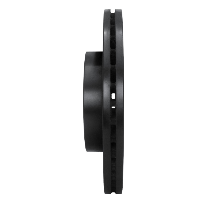 Picture of R1 89-90 Nissan 300ZX Front Left Drilled & Slotted Black Brake Rotor