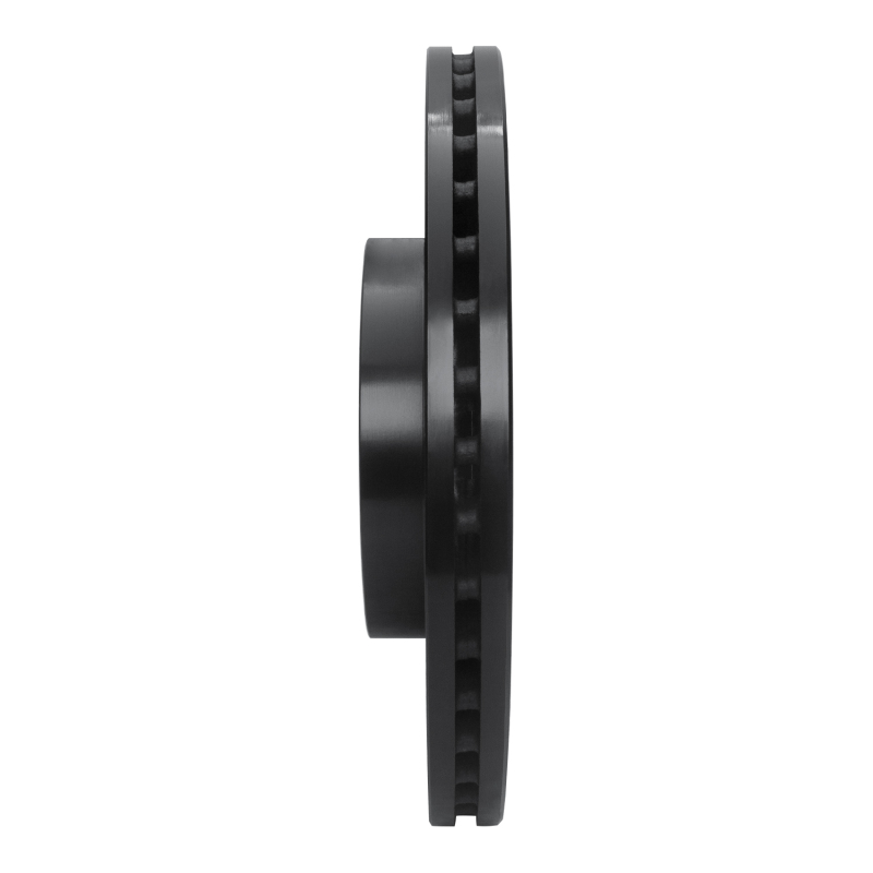 Picture of R1 13-25 Nissan Altima Front Left Drilled & Slotted Black Brake Rotor