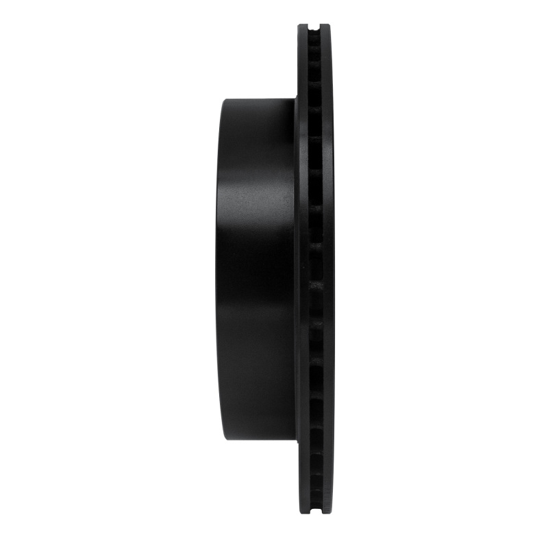Picture of R1 05-25 Nissan Frontier Rear Right Drilled & Slotted Black Brake Rotor
