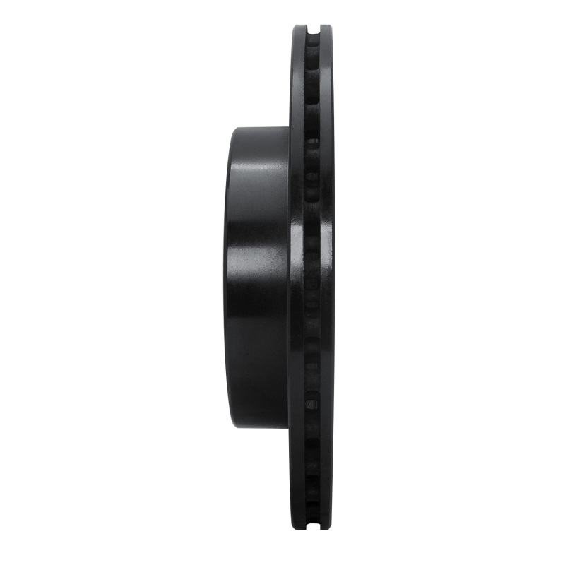 Picture of R1 03-06 Mitsubishi Lancer Rear Right Drilled & Slotted Black Brake Rotor