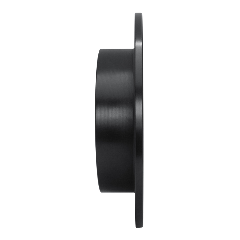 Picture of R1 04-11 Mitsubishi Endeavor Rear Right Drilled & Slotted Black Brake Rotor