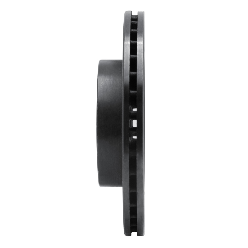 Picture of R1 90-91 Audi 90 Quattro Front Left Drilled & Slotted Black Brake Rotor