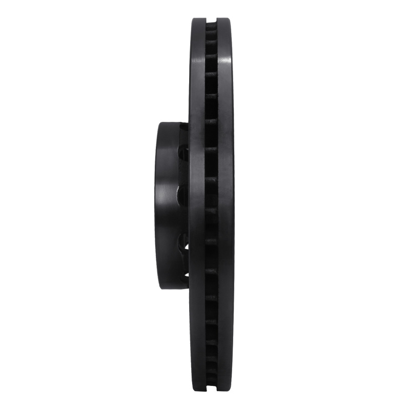 Picture of R1 00-03 Audi A8 Front Right Drilled & Slotted Black Brake Rotor