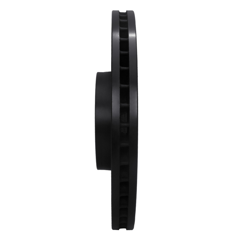Picture of R1 99-04 Audi S6 Front Right Drilled & Slotted Black Brake Rotor