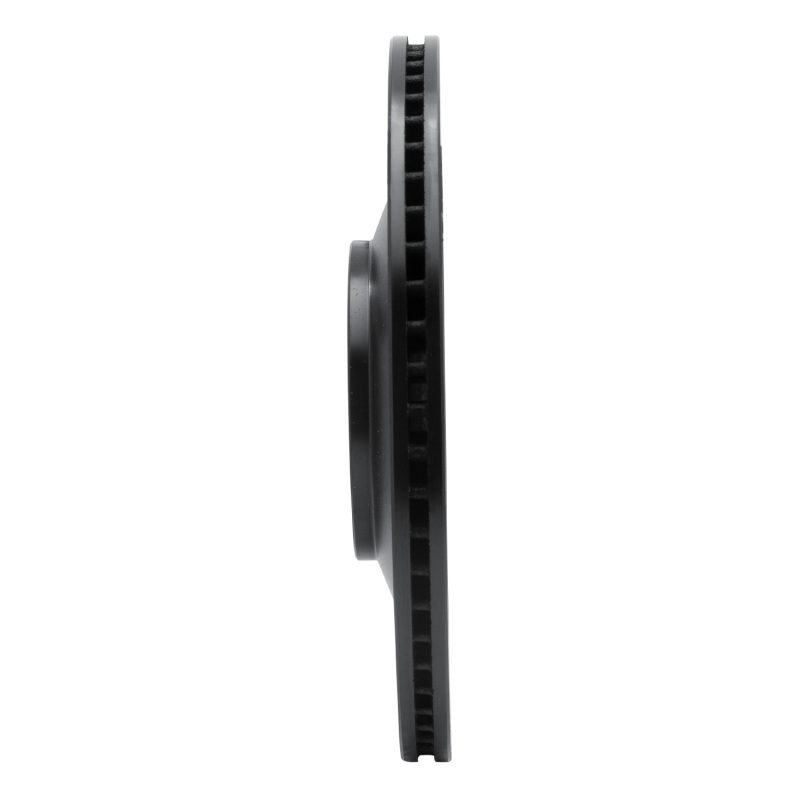 Picture of R1 04-18 Audi S8 Rear Left Drilled & Slotted Black Brake Rotor