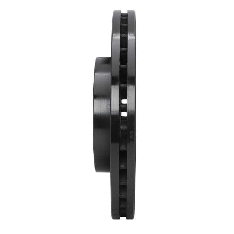 Picture of R1 92-98 Lexus SC300 Front Right Drilled & Slotted Black Brake Rotor