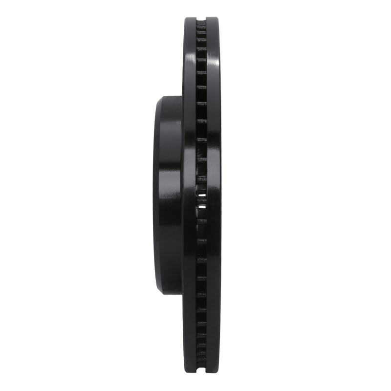 Picture of R1 95-00 Lexus LS400 Front Right Drilled & Slotted Black Brake Rotor