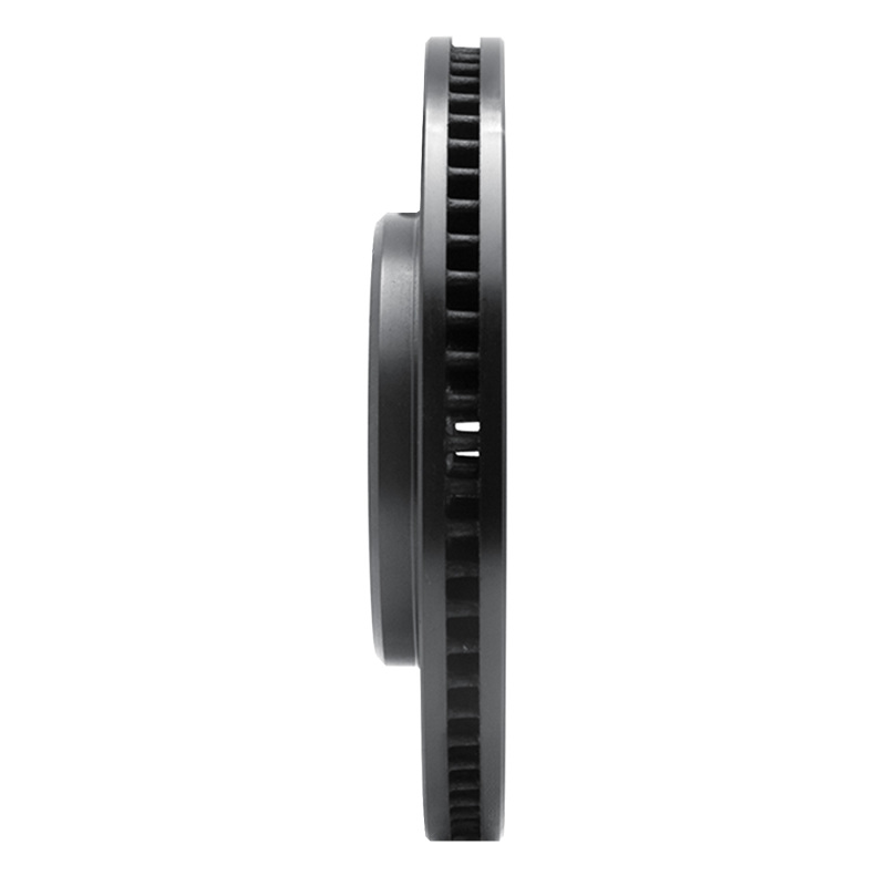 Picture of R1 01-06 Lexus LS430 Front Left Drilled & Slotted Black Brake Rotor