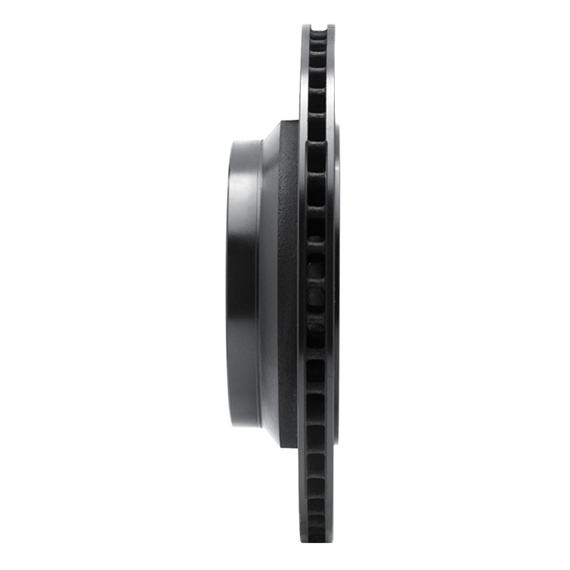 Picture of R1 07-17 Lexus LS460 Rear Left Drilled & Slotted Black Brake Rotor