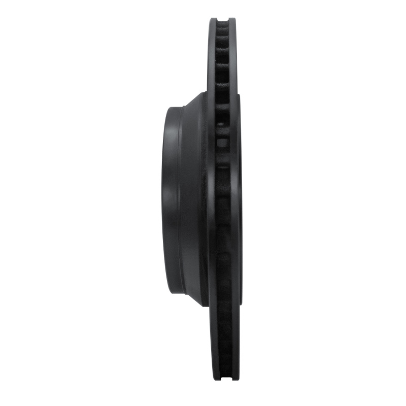 Picture of R1 07-17 Lexus LS460 Right Rear Drilled & Slotted Black Brake Rotor