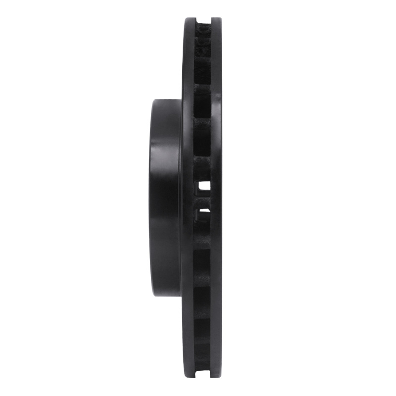 Picture of R1 87-91 Toyota Camry Front Right Drilled & Slotted Black Brake Rotor