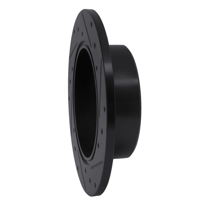 Picture of R1 00-04 Toyota AVALON Rear Left Drilled & Slotted Black Brake Rotor