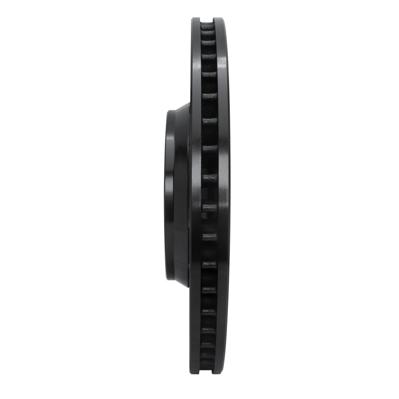 Picture of R1 09-15 Toyota Venza Front Right Drilled & Slotted Black Brake Rotor