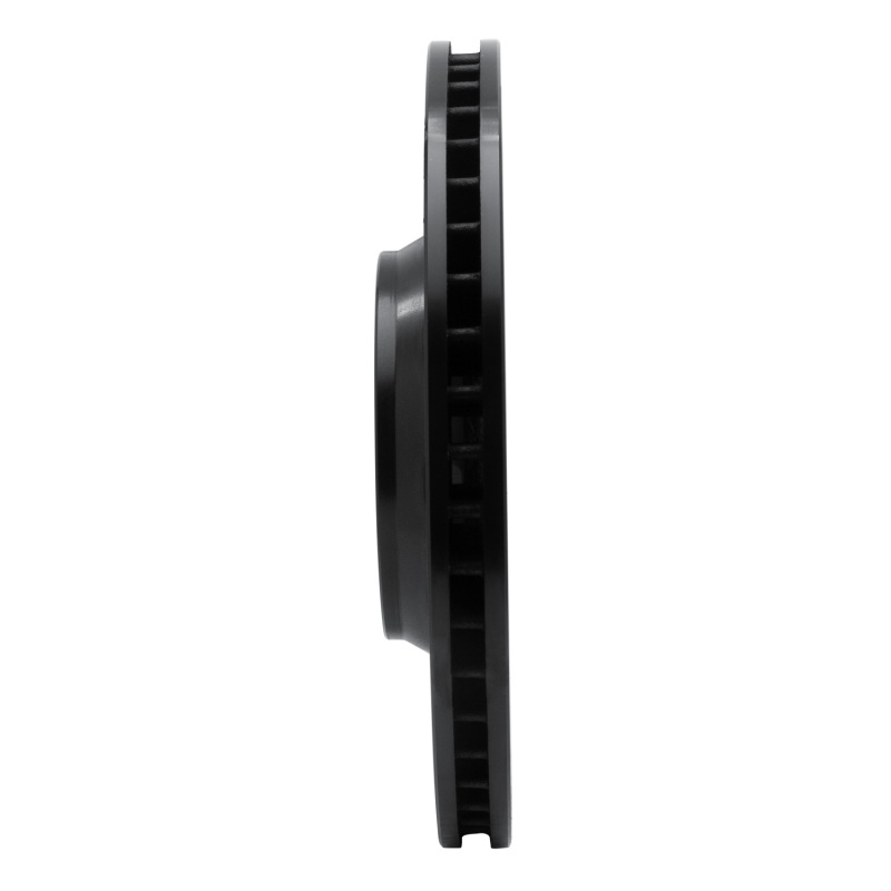 Picture of R1 09-15 Toyota Venza Front Left Drilled & Slotted Black Brake Rotor