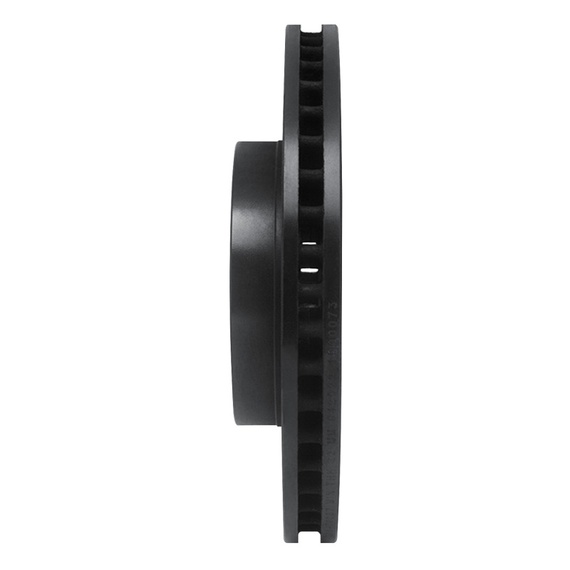 Picture of R1 10-17 Lexus CT200H Front Right Drilled & Slotted Black Brake Rotor