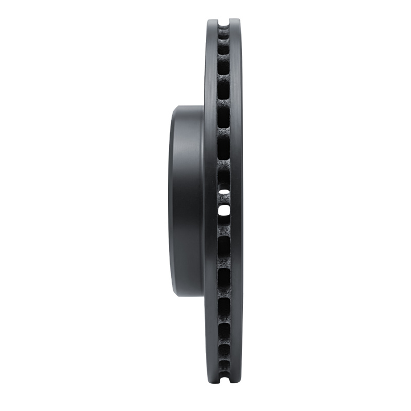 Picture of R1 84-95 Toyota Pickup Front Left Drilled & Slotted Black Brake Rotor