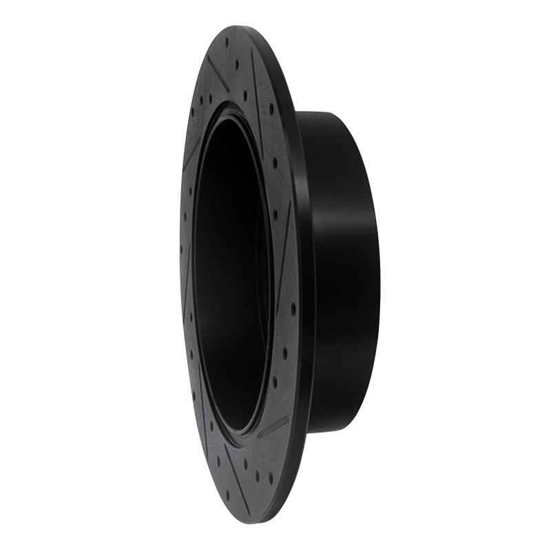 Picture of R1 04-05 Toyota RAV4 Rear Left Drilled & Slotted Black Brake Rotor
