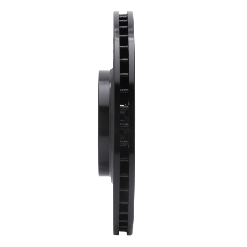Picture of R1 08-21 Lexus NX200T Front Left Drilled & Slotted Black Brake Rotor