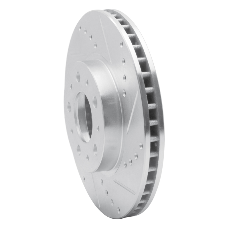 Picture of R1 95-04 Volvo 960 Front Right Drilled & Slotted Silver Brake Rotor