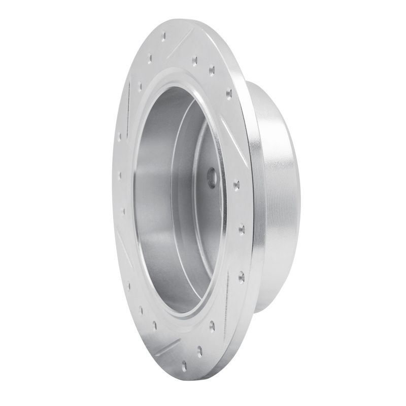 Picture of R1 84-91 BMW 325 Rear Right Drilled & Slotted Silver Brake Rotor