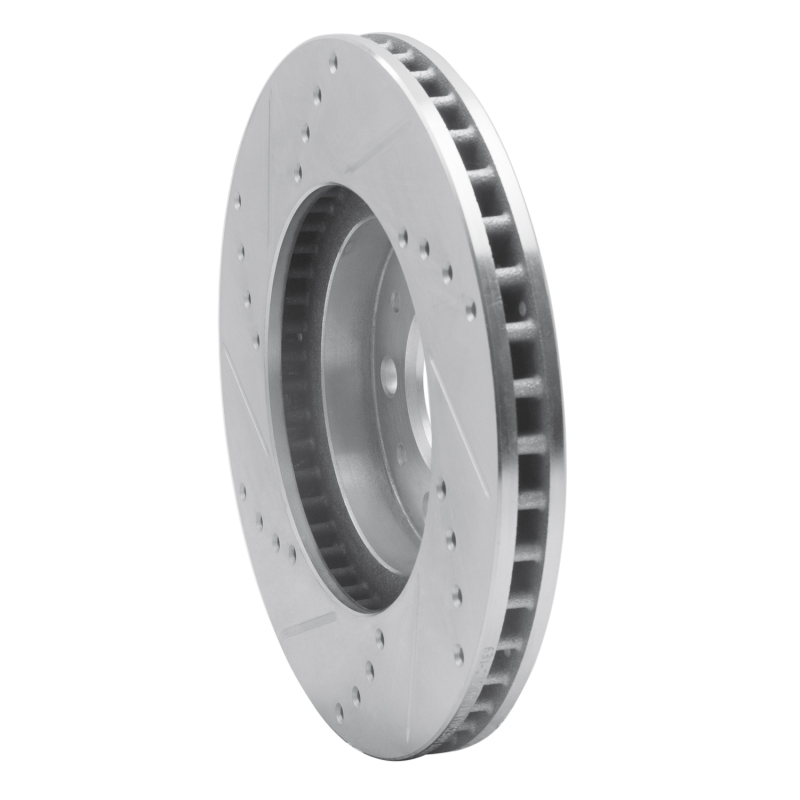 Picture of R1 95-04 Volvo 960 Front Right Drilled & Slotted Silver Brake Rotor