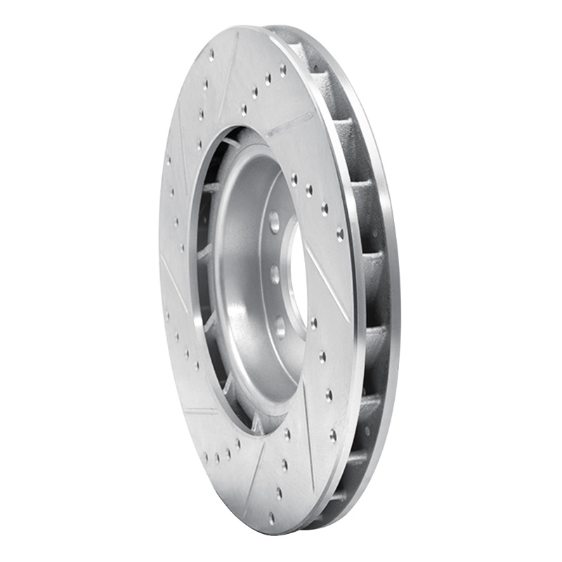 Picture of R1 95-02 BMW M3 Left Front Drilled & Slotted Silver Brake Rotor