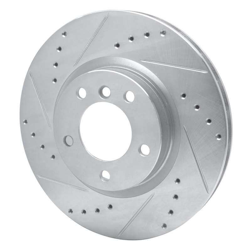 Picture of R1 95-02 BMW Z3 Right Front Drilled & Slotted Silver Brake Rotor