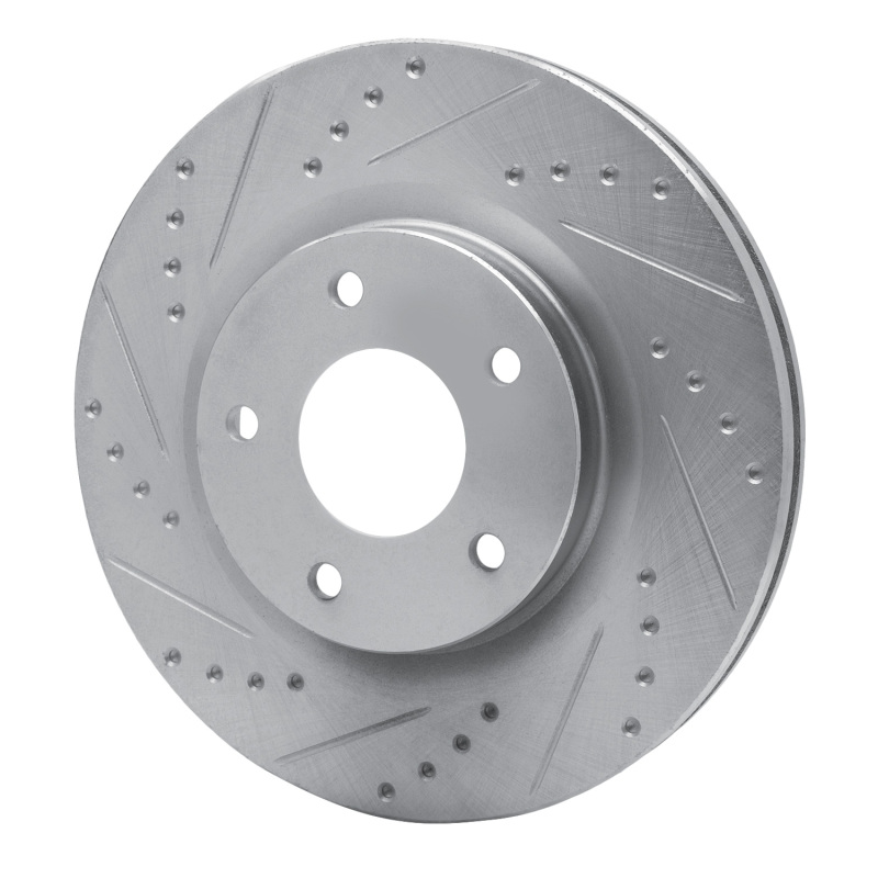 Picture of R1 07-25 Chrysler SEBRING Front Left Drilled & Slotted Silver Brake Rotor