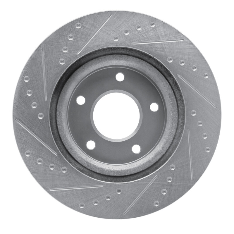 Picture of R1 07-25 Chrysler SEBRING Front Right Drilled & Slotted Silver Brake Rotor