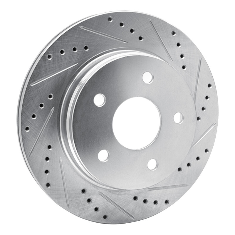 Picture of R1 02-24 Chrysler ASPEN Front Right Drilled & Slotted Silver Brake Rotor