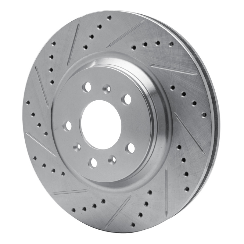 Picture of R1 06-16 Buick Allure Front Left Drilled & Slotted Silver Brake Rotor