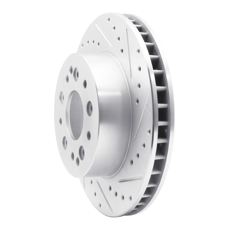 Picture of R1 63-82 Chevrolet Corvette Front/Rear Right Drilled & Slotted Silver Brake Rotor