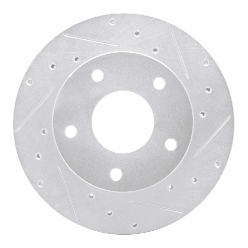 Picture of R1 82-88 Chevrolet Camaro Rear Right Drilled & Slotted Silver Brake Rotor