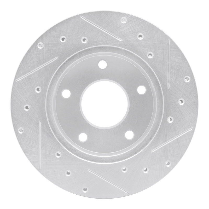 Picture of R1 82-88 Chevrolet Camaro Rear Left Drilled & Slotted Silver Brake Rotor
