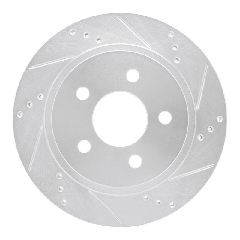 Picture of R1 93-97 Chevrolet Camaro Rear Right Drilled & Slotted Silver Brake Rotor