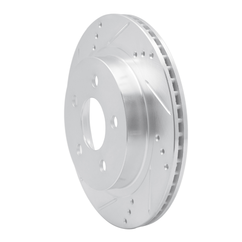 Picture of R1 93-97 Chevrolet Camaro Rear Left Drilled & Slotted Silver Brake Rotor
