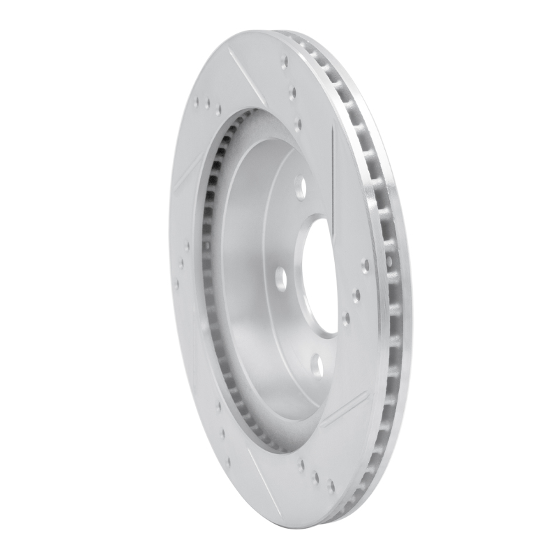 Picture of R1 93-97 Chevrolet Camaro Rear Left Drilled & Slotted Silver Brake Rotor